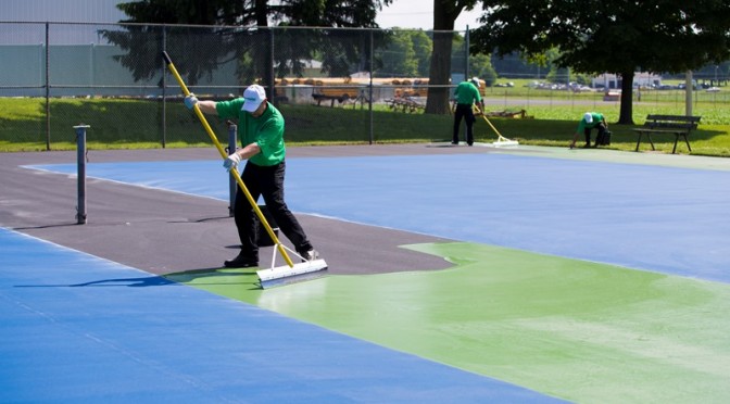 Repairing Your Acrylic Sports Court